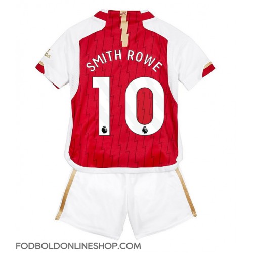 Arsenal Emile Smith Rowe #10 Hjemme Trøje Børn 2023-24 Kortærmet (+ Korte bukser)